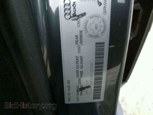 2002 AUDI A4 - VIN: WAULC68EX2A137092 - Photo 10