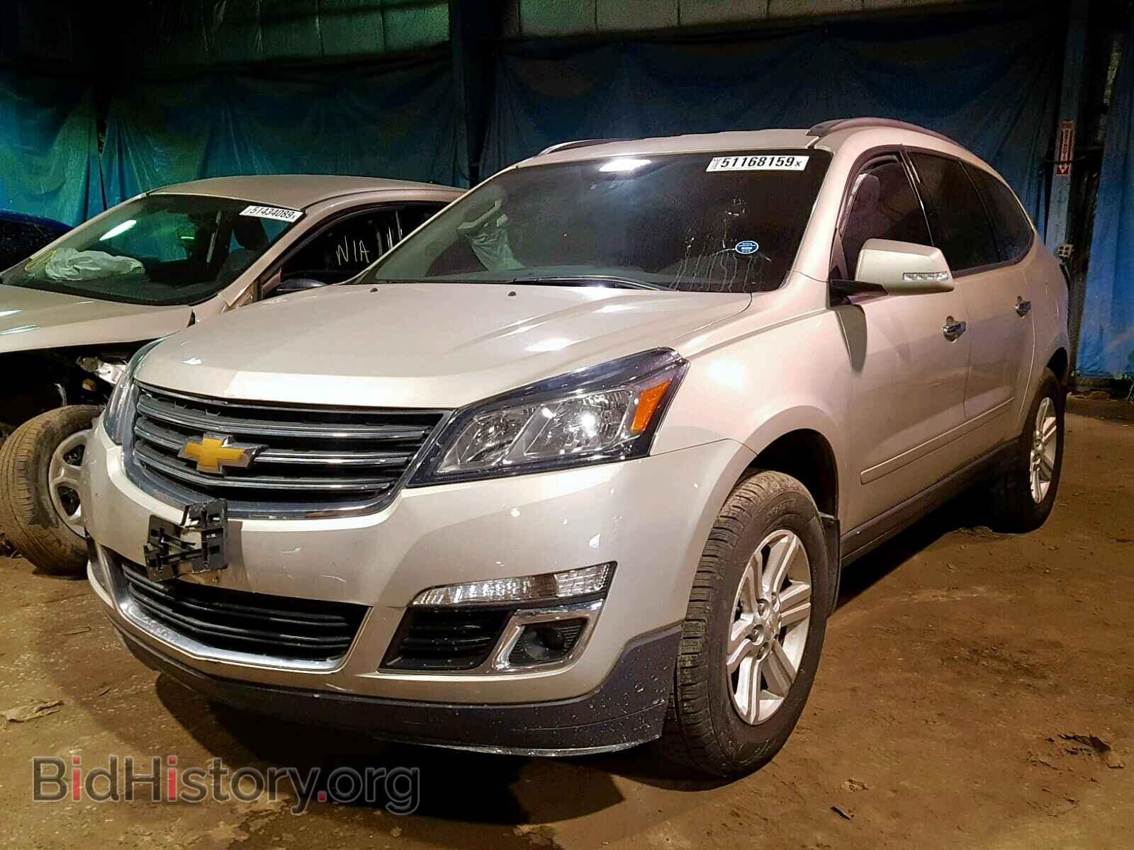 2013 CHEVROLET TRAVERSE - VIN: 1GNKRGKD3DJ134497 - Фото 2