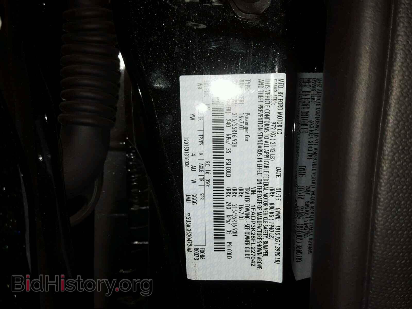 2015 FORD FOCUS - VIN: 1FADP3K26FL227042 - Photo 10
