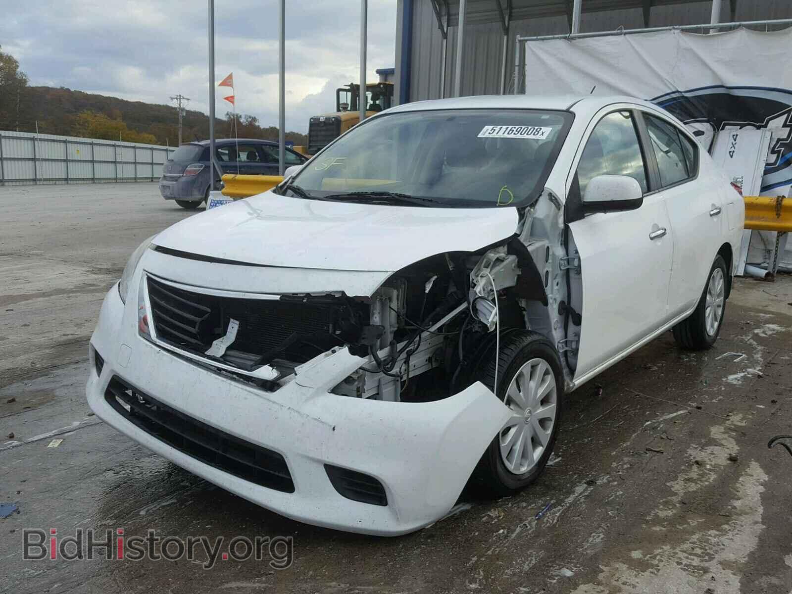 2012 NISSAN VERSA - VIN: 3N1CN7AP1CL862933 - Фото 2