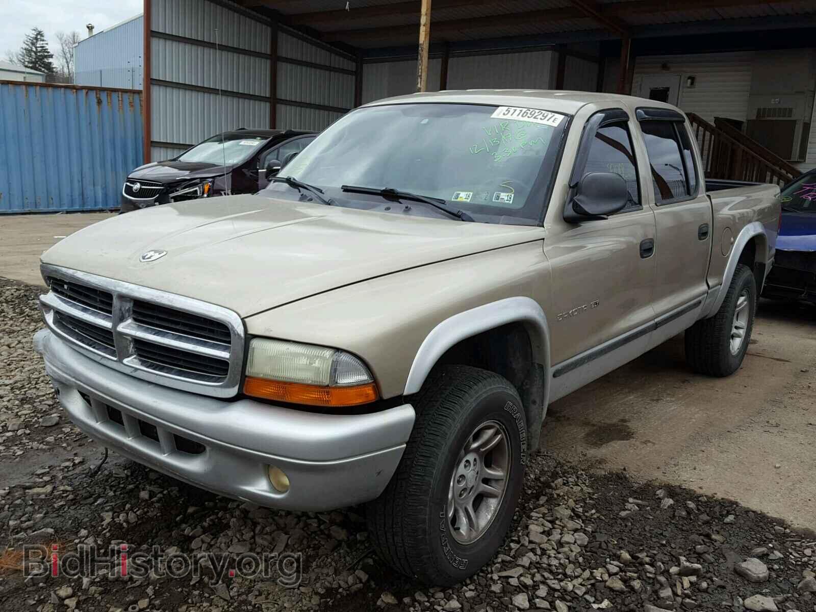 2002 DODGE DAKOTA - VIN: 1B7HG48N72S659366 - Фото 2