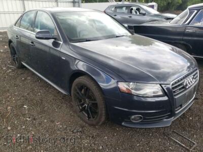 2012 Audi A4 A4 Premium, blue — VIN WAUFFAFL0CA117685, Copart