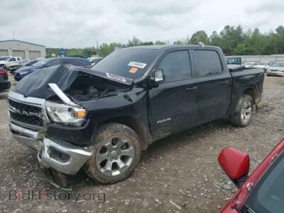 2022 RAM 1500 Big Horn/Lone Star, black — VIN 1C6SRFFTXNN366780, Copart