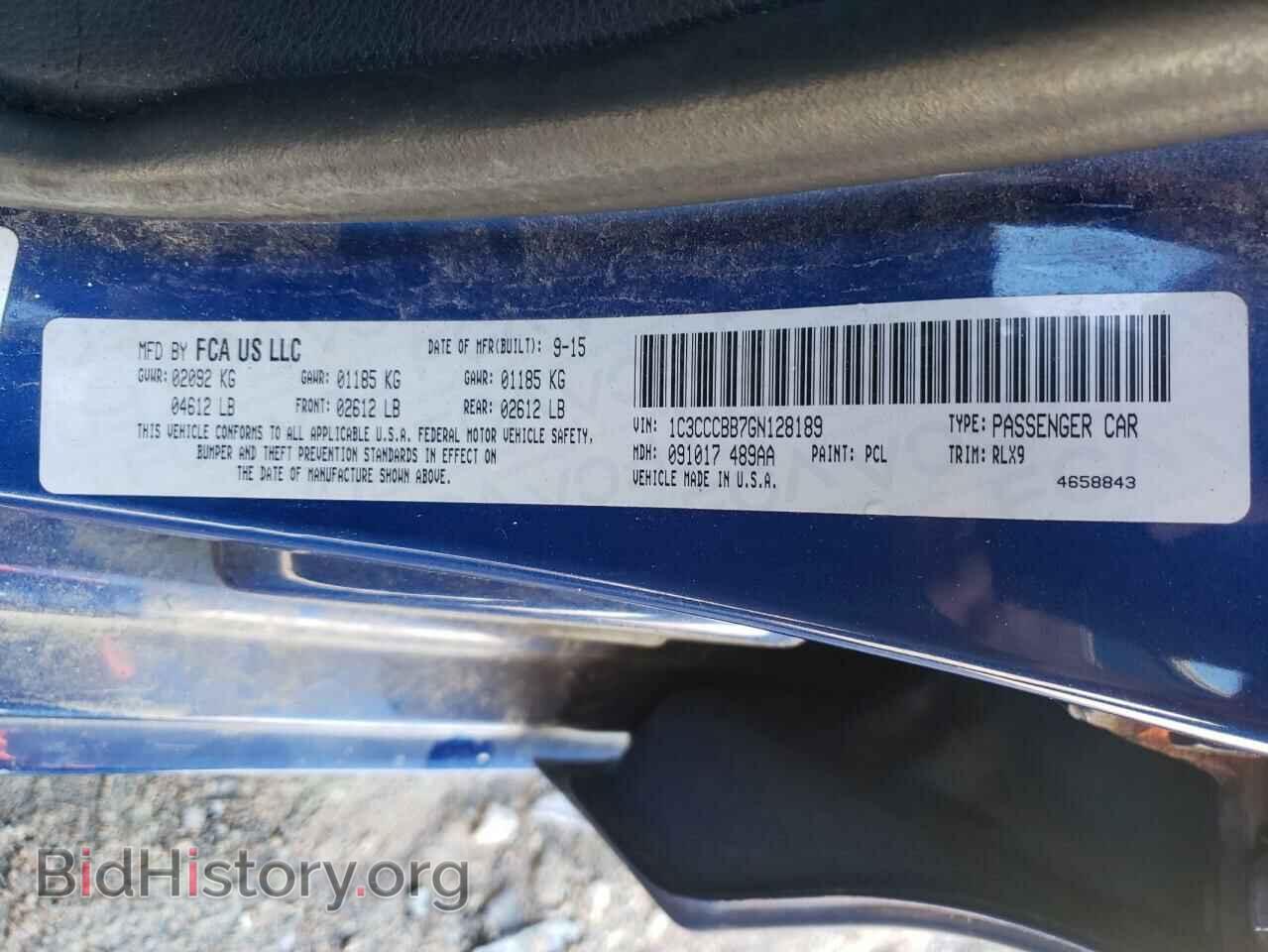2016 CHRYSLER 200 - VIN: 1C3CCCBB7GN128189 - Photo 12