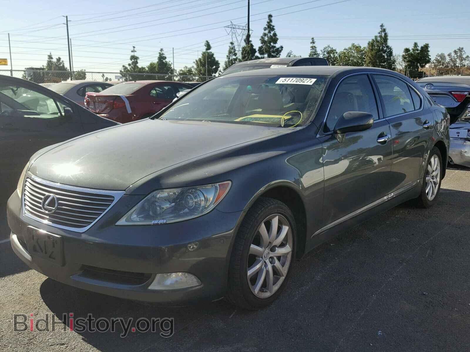 2008 LEXUS LS460 - VIN: JTHGL46F585022114 - Фото 2