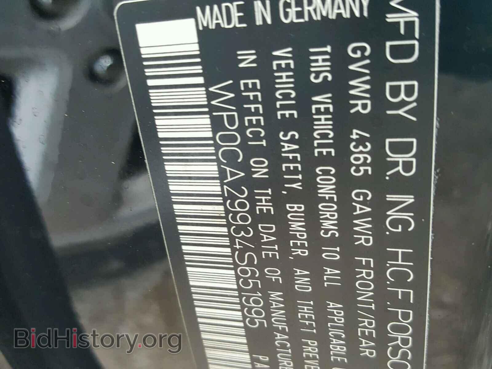 2004 PORSCHE 911 - VIN: WP0CA29934S651995 - Фото 10