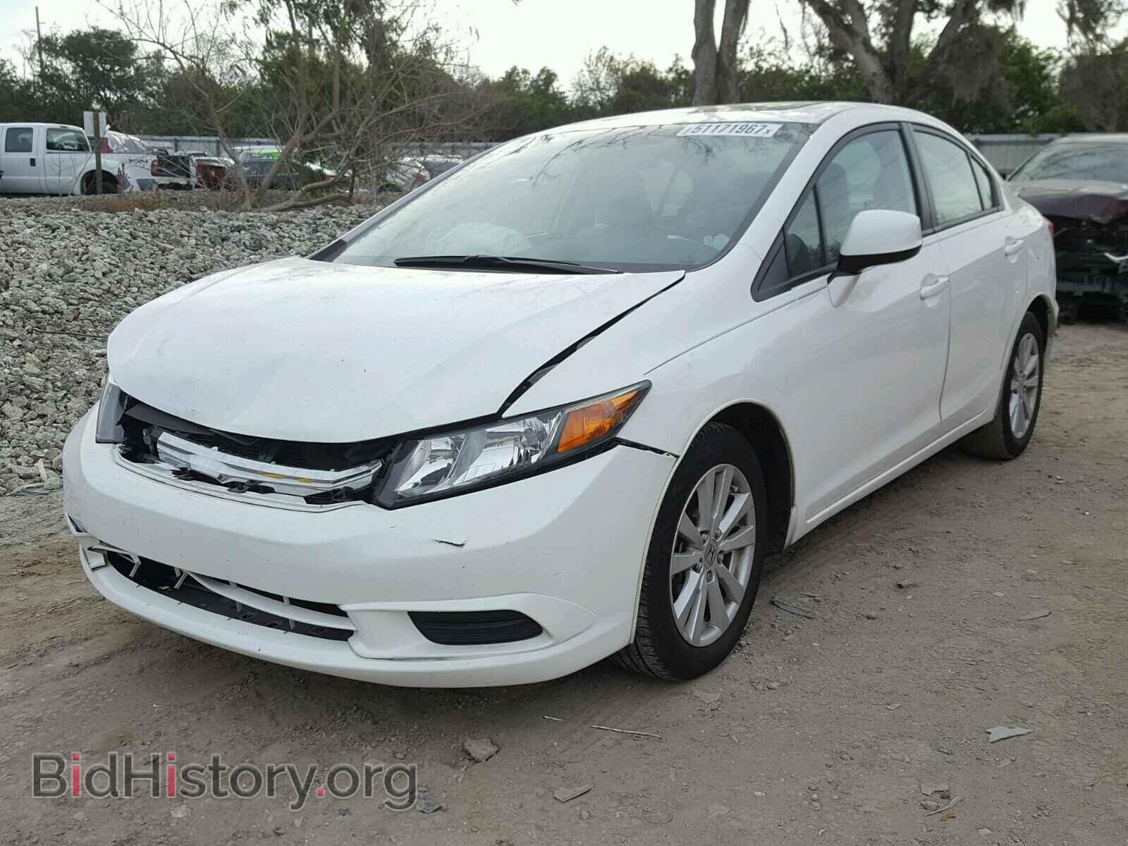 2012 HONDA CIVIC - VIN: 2HGFB2F80CH534906 - Фото 2