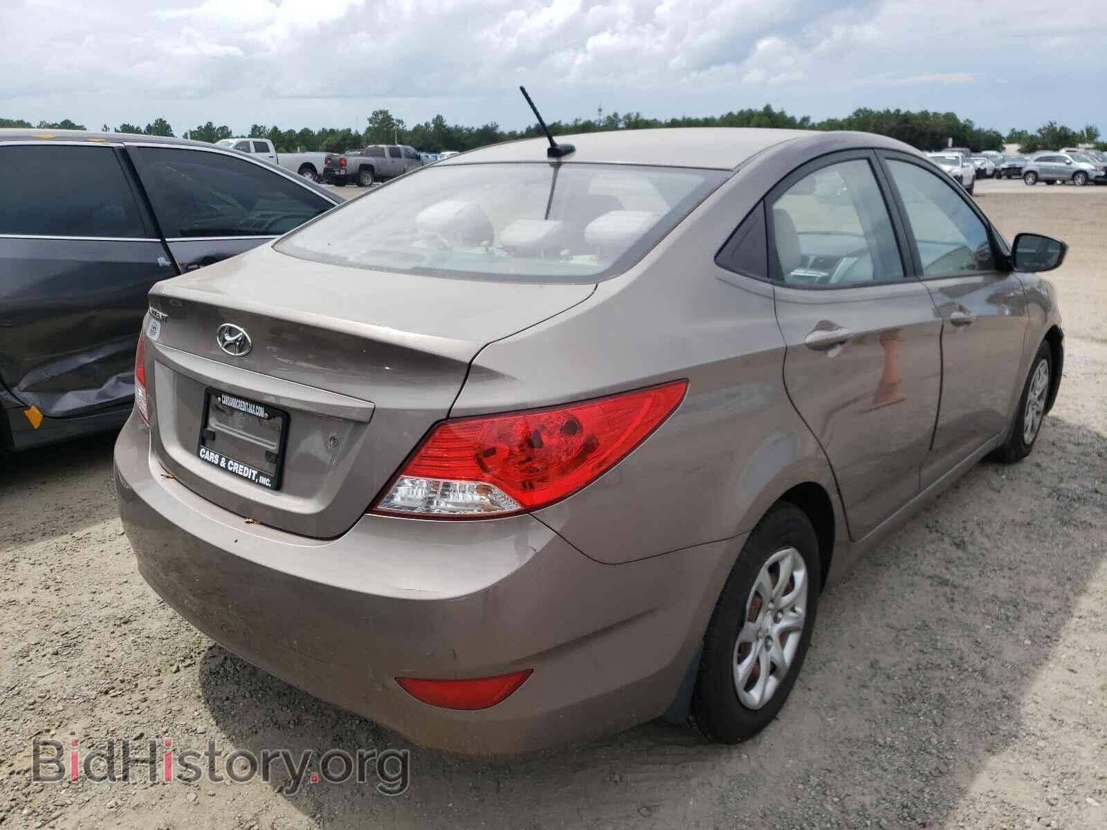 2013 HYUNDAI ACCENT - VIN: KMHCT4AE2DU417653 - Фото 4