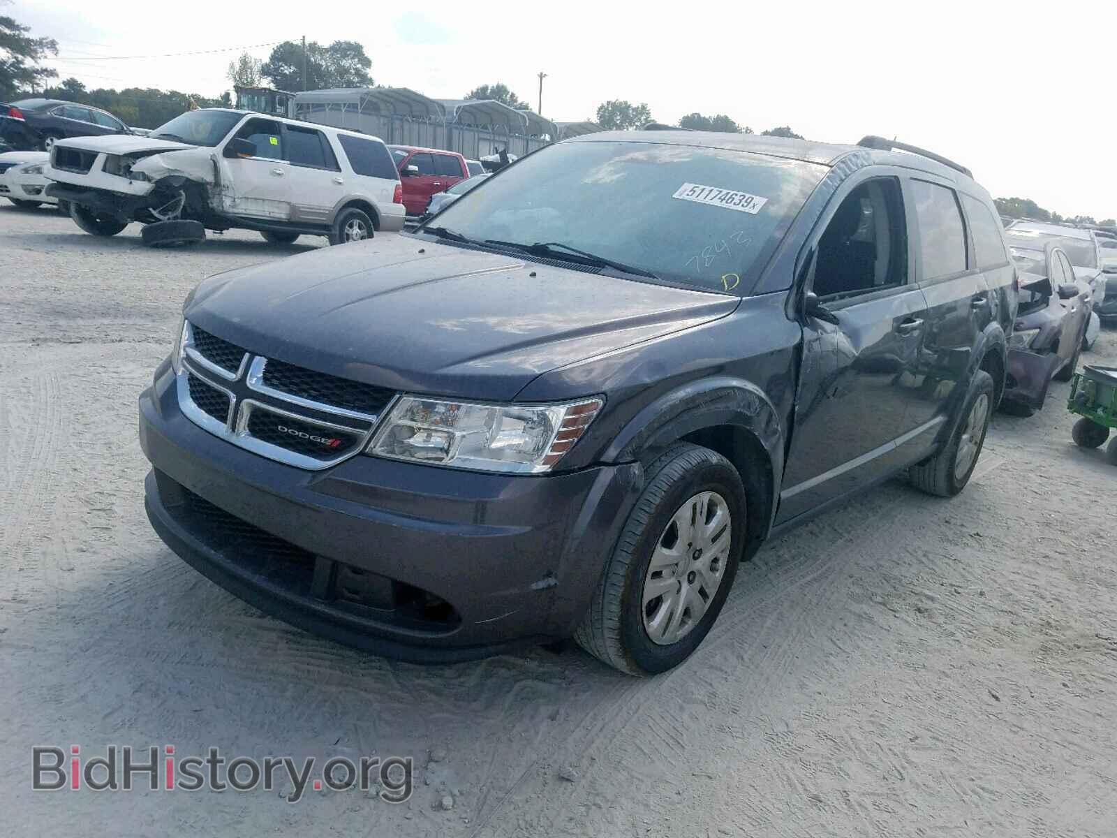 2017 DODGE JOURNEY SE - VIN: 3C4PDCAB7HT707843 - Фото 2
