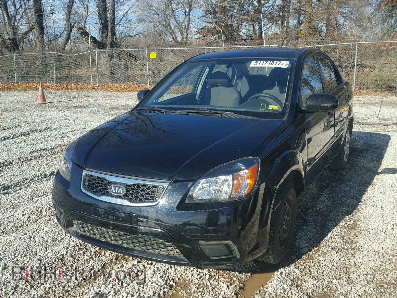2011 KIA RIO BASE - VIN: KNADH4A32B6922566 - Фото 2