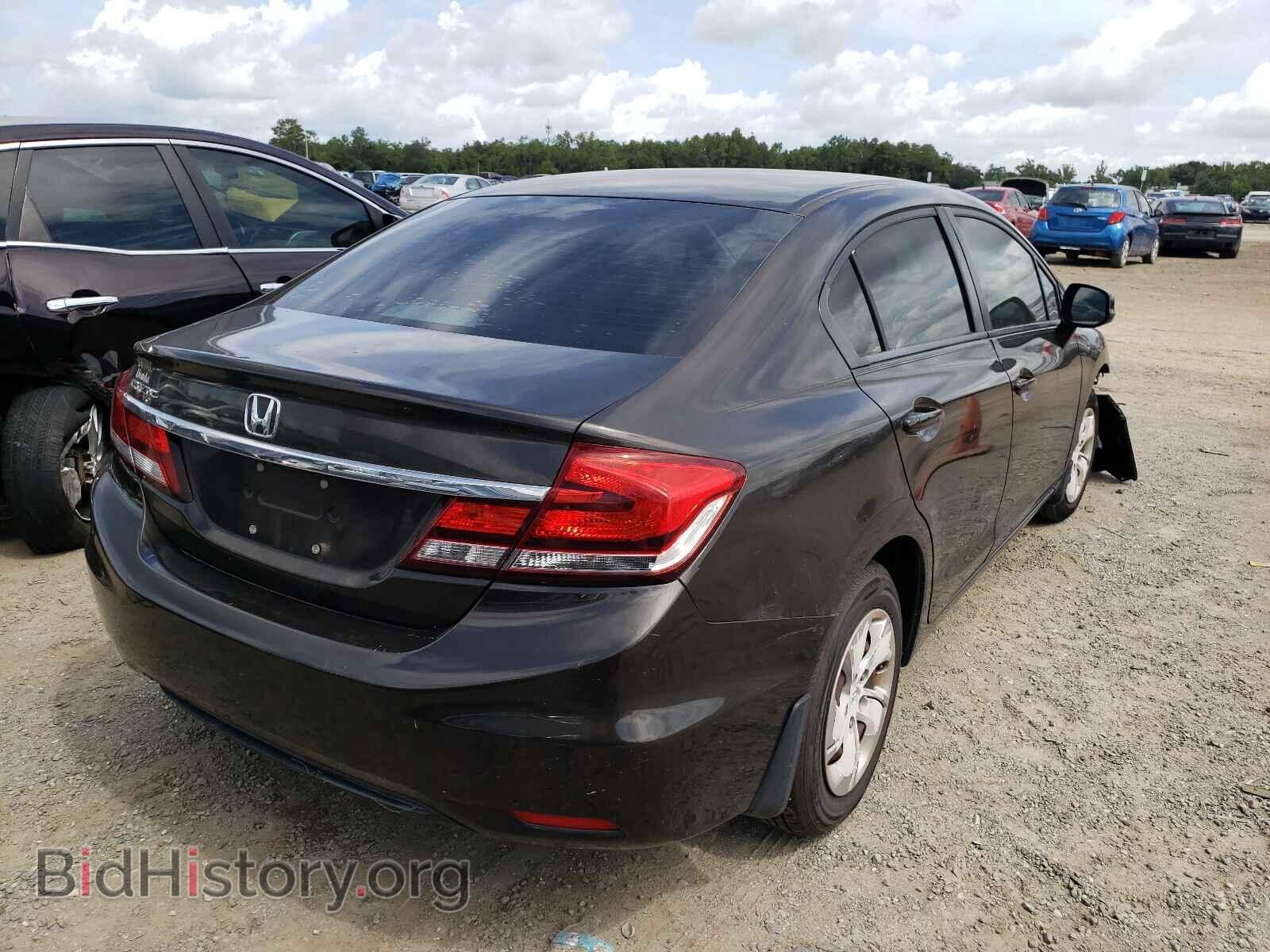2013 HONDA CIVIC - VIN: 2HGFB2F55DH504193 - Фото 4