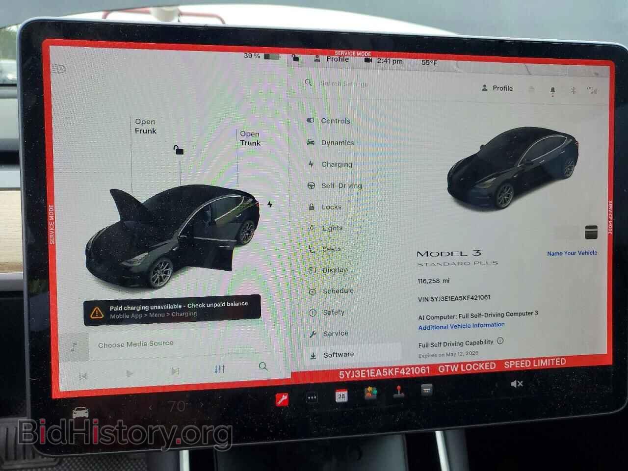 2019 TESLA MODEL 3 - VIN: 5YJ3E1EA5KF421061 - Фото 9