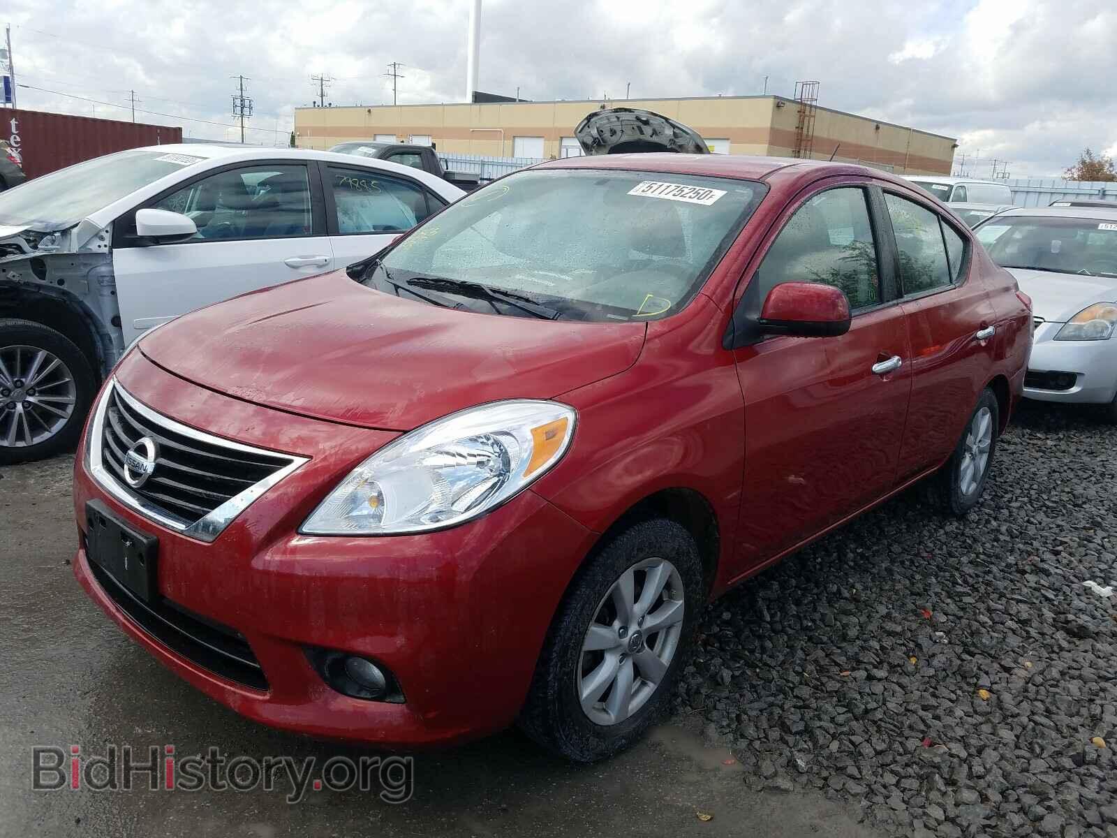 2012 NISSAN VERSA - VIN: 3N1CN7AP7CL854562 - Фото 2