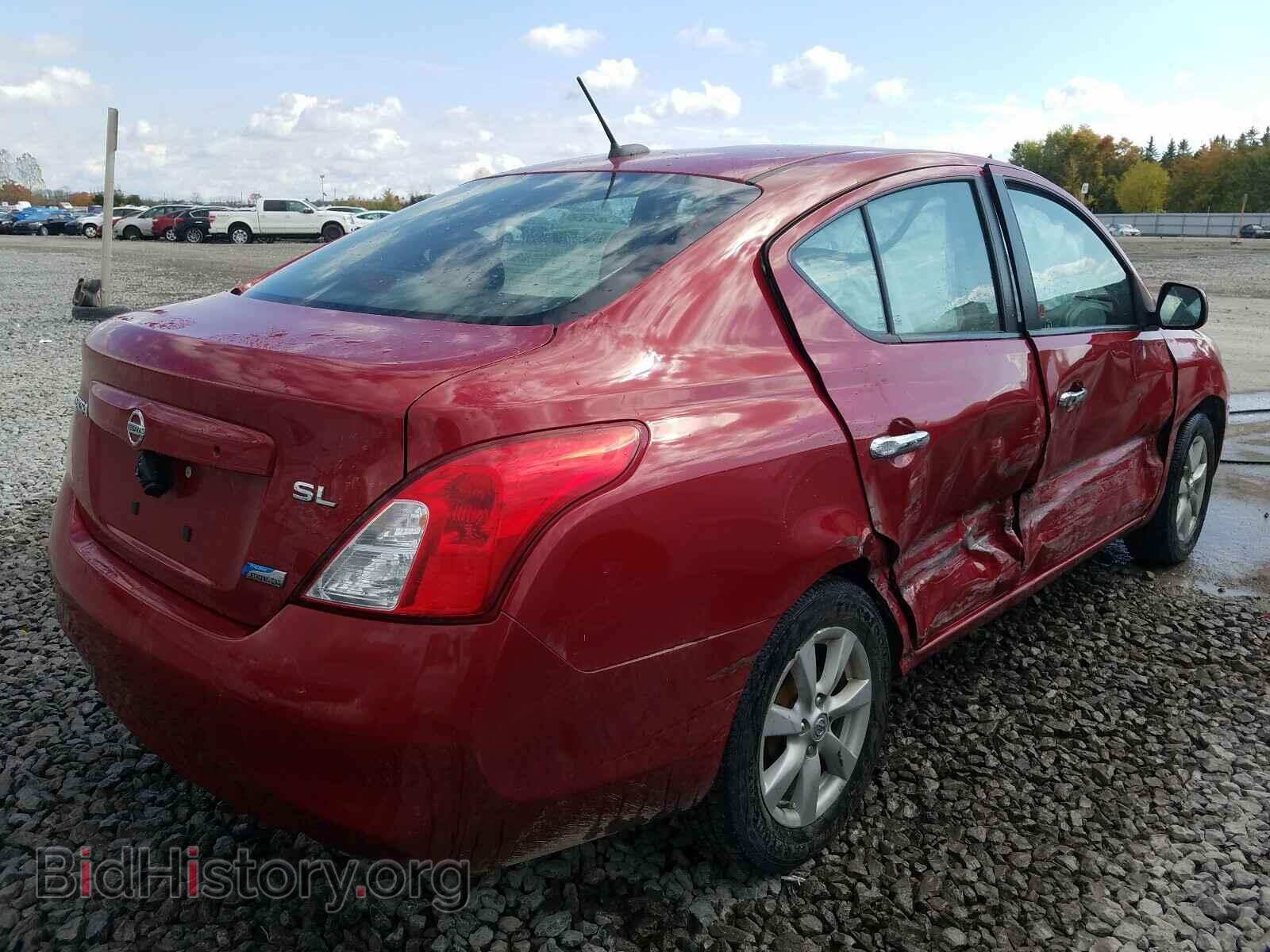 2012 NISSAN VERSA - VIN: 3N1CN7AP7CL854562 - Фото 4