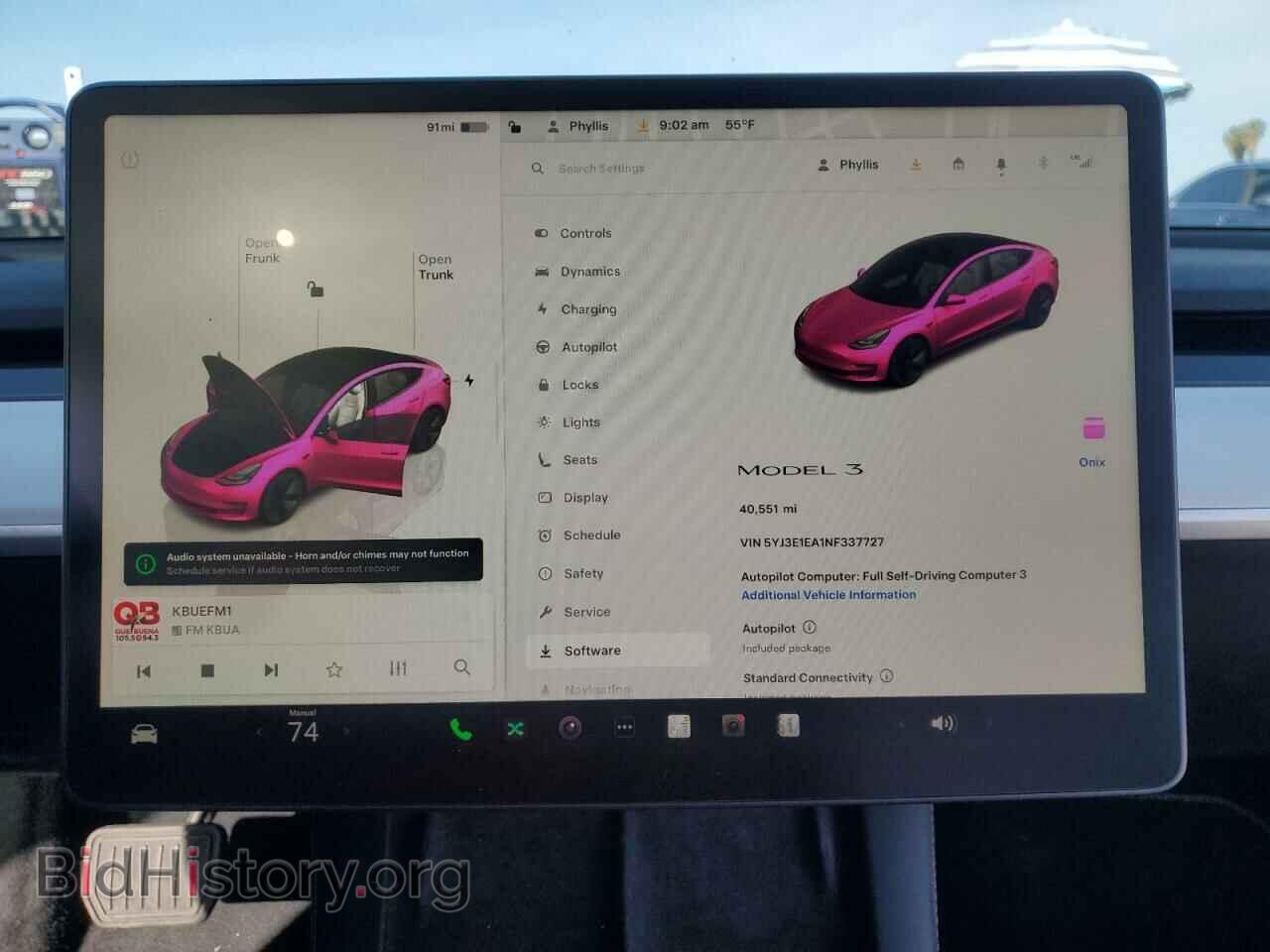 2022 TESLA MODEL 3 - VIN: 5YJ3E1EA1NF337727 - Фото 9