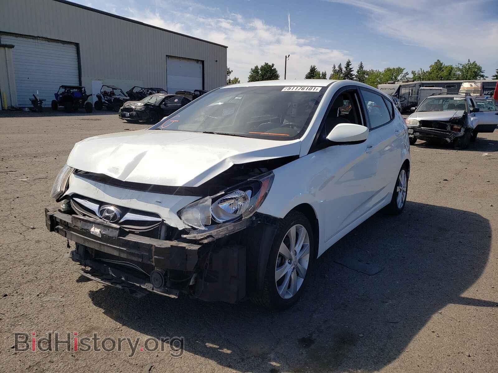 2012 HYUNDAI ACCENT - VIN: KMHCU5AE4CU010578 - Фото 2