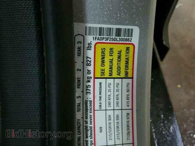 2013 FORD FOCUS - VIN: 1FADP3F25DL300862 - Photo 10
