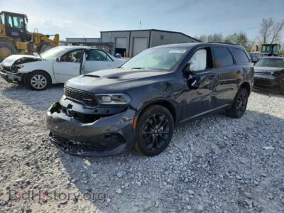2025 Dodge DURANGO GT, темно-серый — VIN 1C4RDJDG2SC529864, Copart