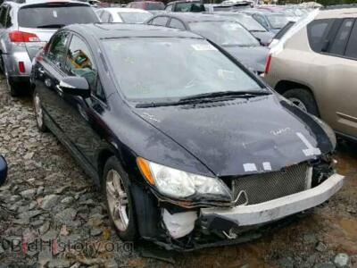 2008 Acura CSX, black — VIN 2HHFD56548H200902, Copart