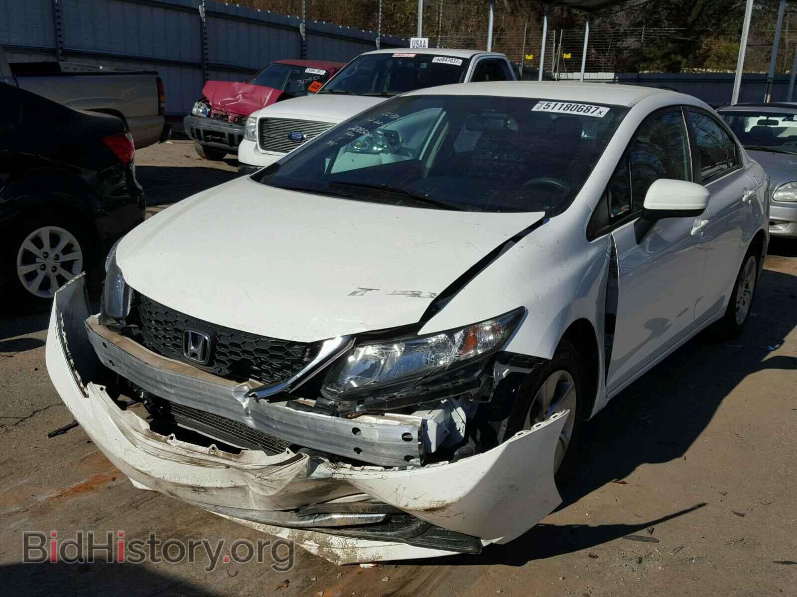 2014 HONDA CIVIC - VIN: 19XFB2F58EE208502 - Фото 2