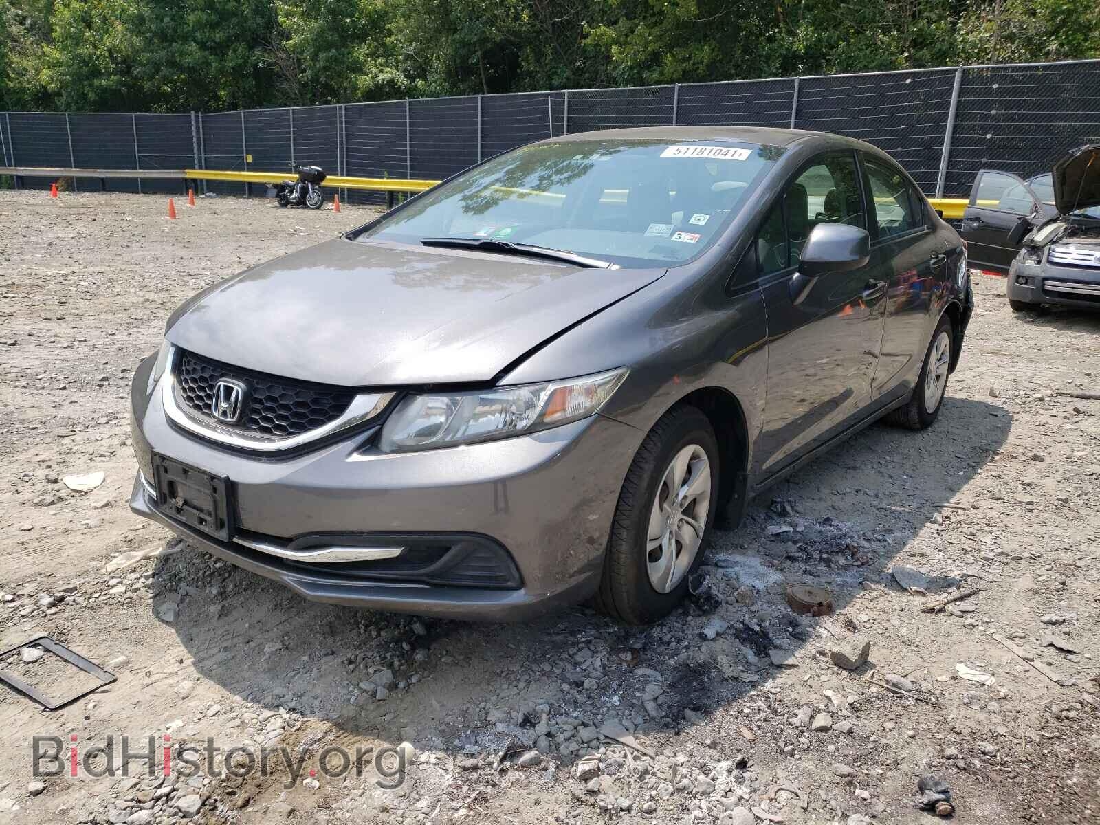 2013 HONDA CIVIC - VIN: 2HGFB2F52DH520626 - Фото 2