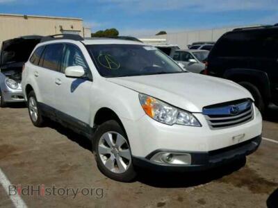 2012 Subaru OUTBACK 2., белый — VIN 4S4BRBGC5C3286226, Copart