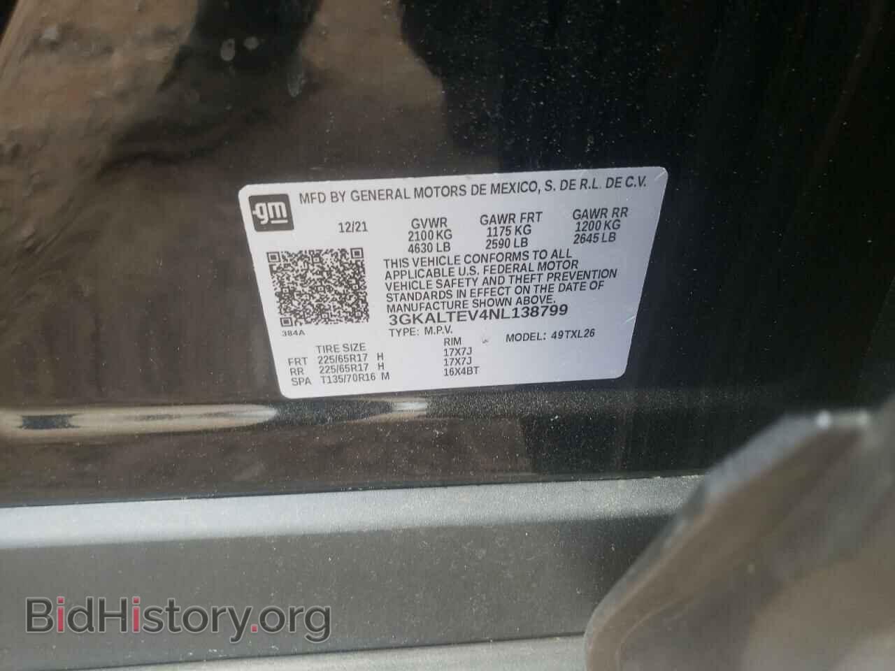 2022 GMC TERRAIN - VIN: 3GKALTEV4NL138799 - Фото 10
