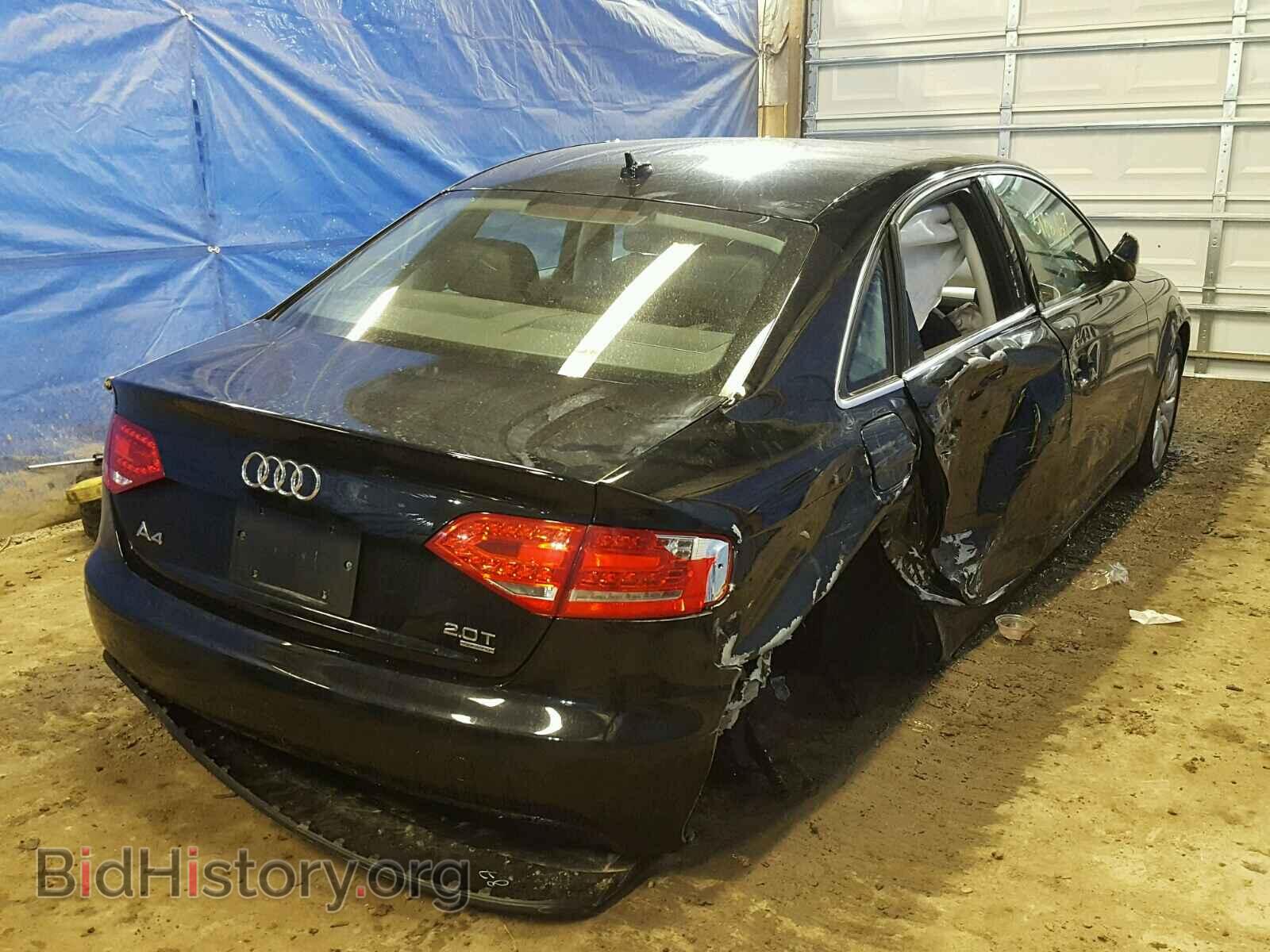 2012 AUDI A4 - VIN: WAUBFAFL2CN009317 - Photo 4