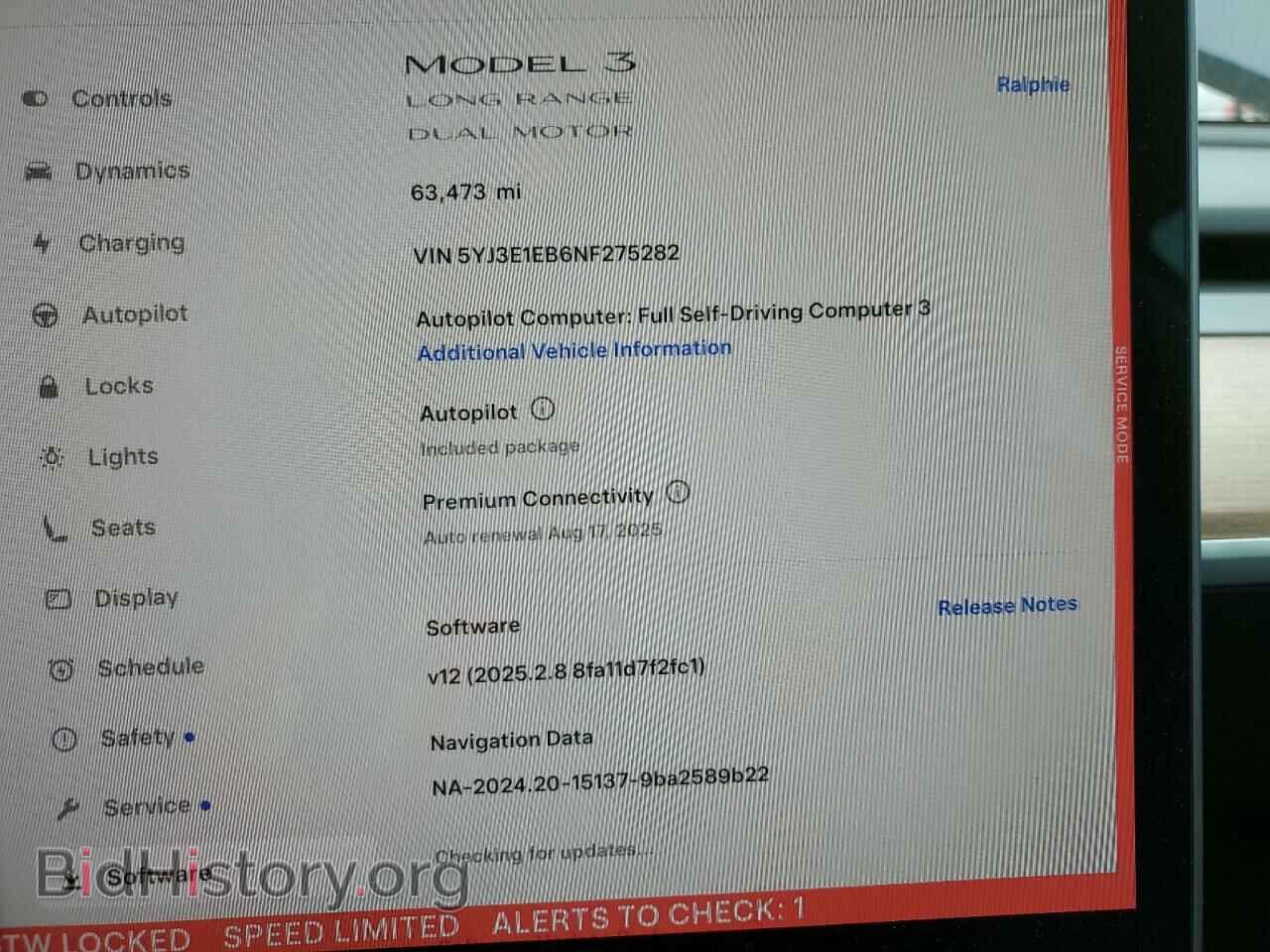 2022 TESLA MODEL 3 - VIN: 5YJ3E1EB6NF275282 - Фото 9