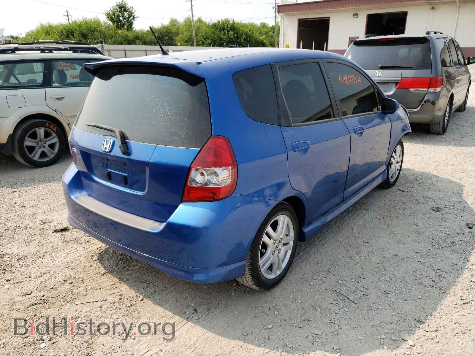 2007 HONDA FIT - VIN: JHMGD38697S064127 - Фото 4