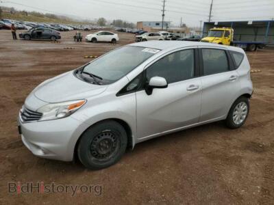 2014 Nissan VERSA S, серебристый — VIN 3N1CE2CP2EL387005, Copart