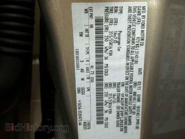 2015 FORD FOCUS - VIN: 1FADP3F29FL262538 - Photo 10