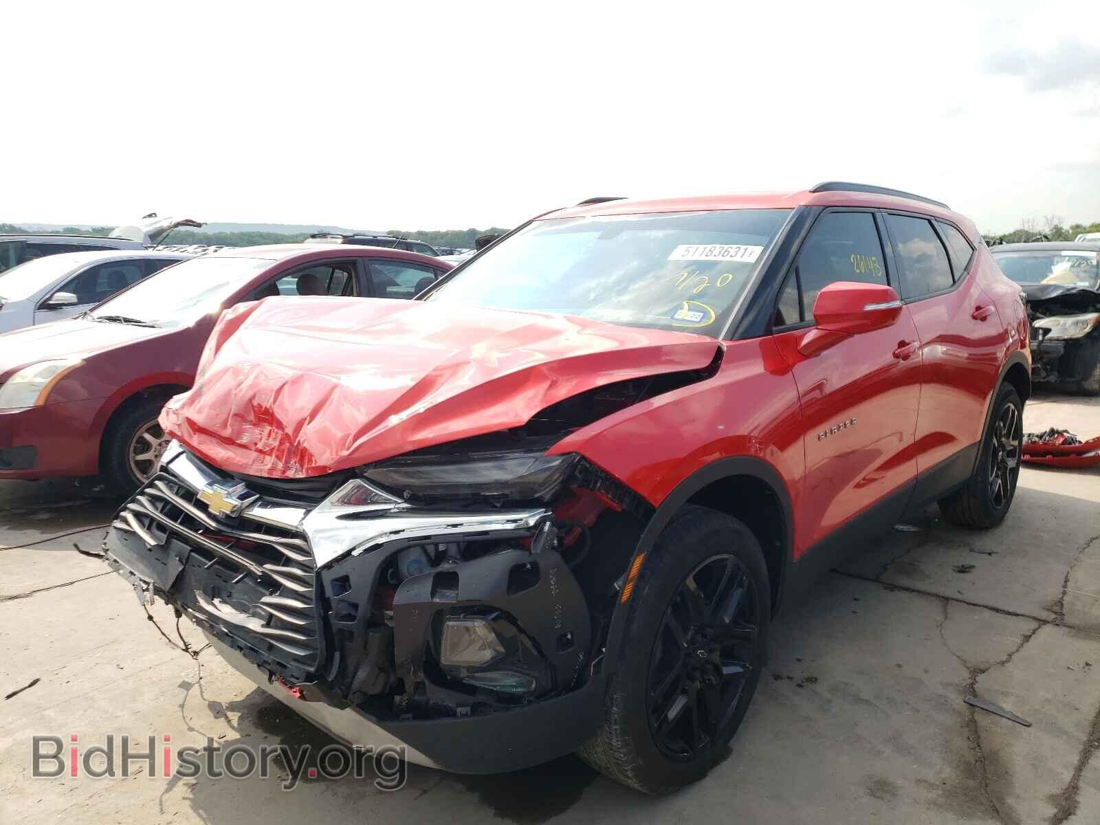 2020 CHEVROLET BLAZER - VIN: 3GNKBCRS2LS637288 - Фото 2