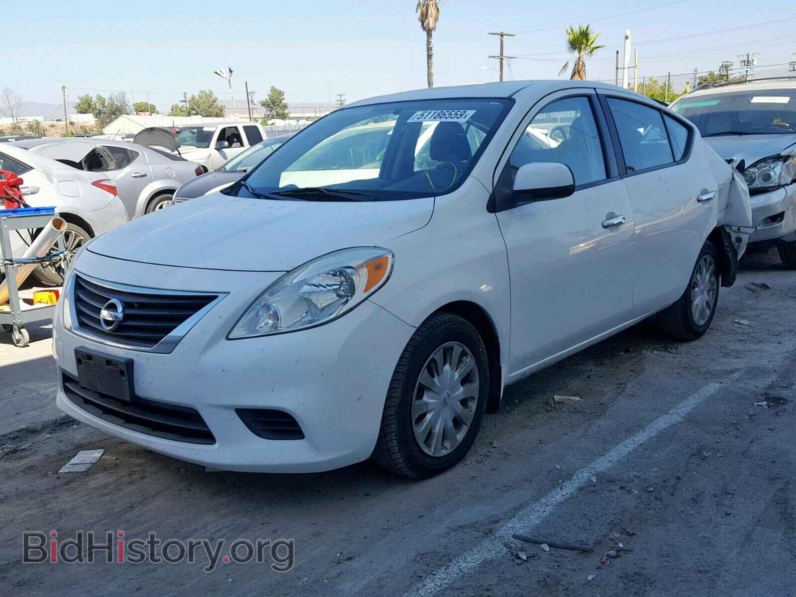2012 NISSAN VERSA - VIN: 3N1CN7AP1CL828376 - Фото 2