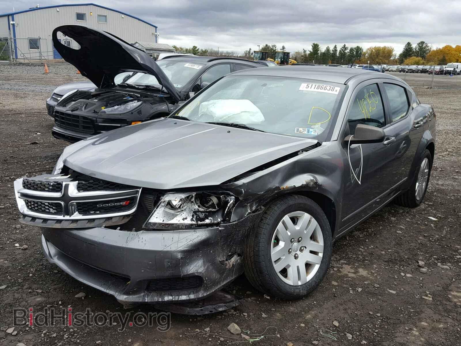 2012 DODGE AVENGER - VIN: 1C3CDZAB8CN323455 - Фото 2