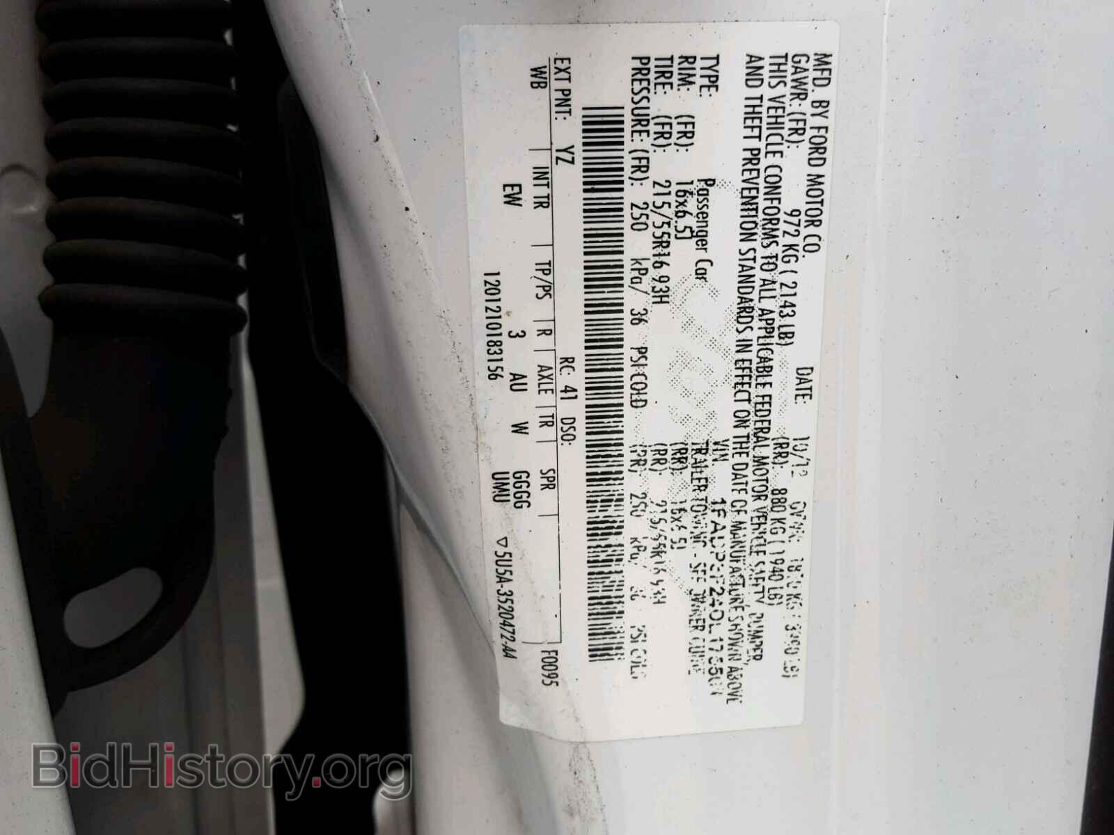 2013 FORD FOCUS - VIN: 1FADP3F24DL175501 - Фото 10