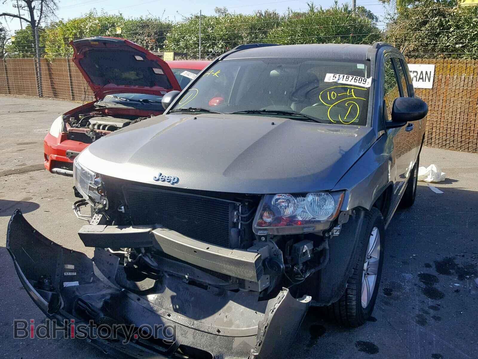 2014 JEEP COMPASS SP - VIN: 1C4NJDBB0ED572744 - Фото 2