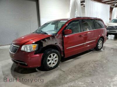 2011 Chrysler MINIVAN Touring, красный — VIN 2A4RR5DG9BR635609, Copart