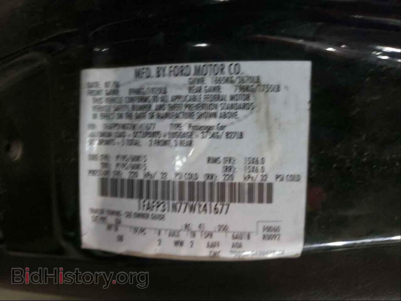 2007 FORD FOCUS - VIN: 1FAFP31N77W141677 - Фото 10