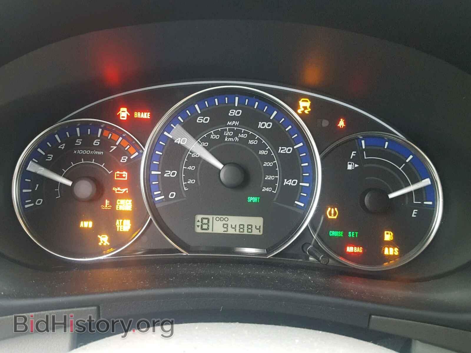2010 SUBARU FORESTER - VIN: JF2SH6DC0AH736885 - Фото 8