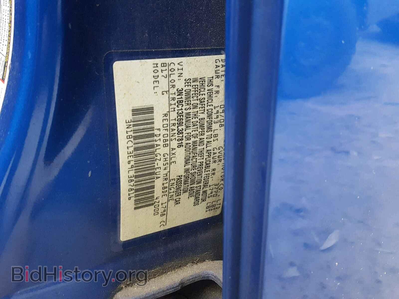 2009 NISSAN VERSA - VIN: 3N1BC13E69L387816 - Фото 10