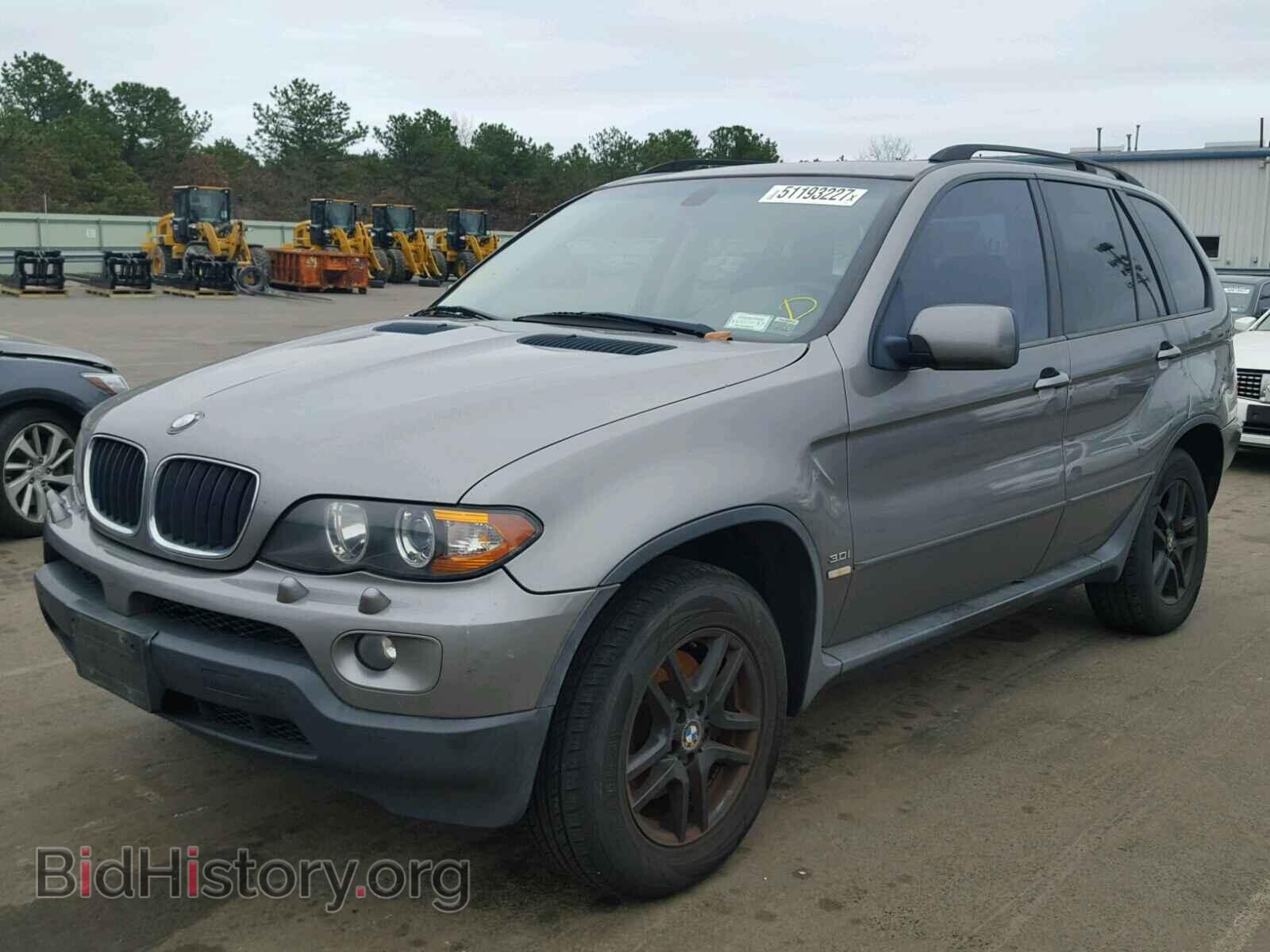 2005 BMW X5 - VIN: 5UXFA13545LY00972 - Фото 2