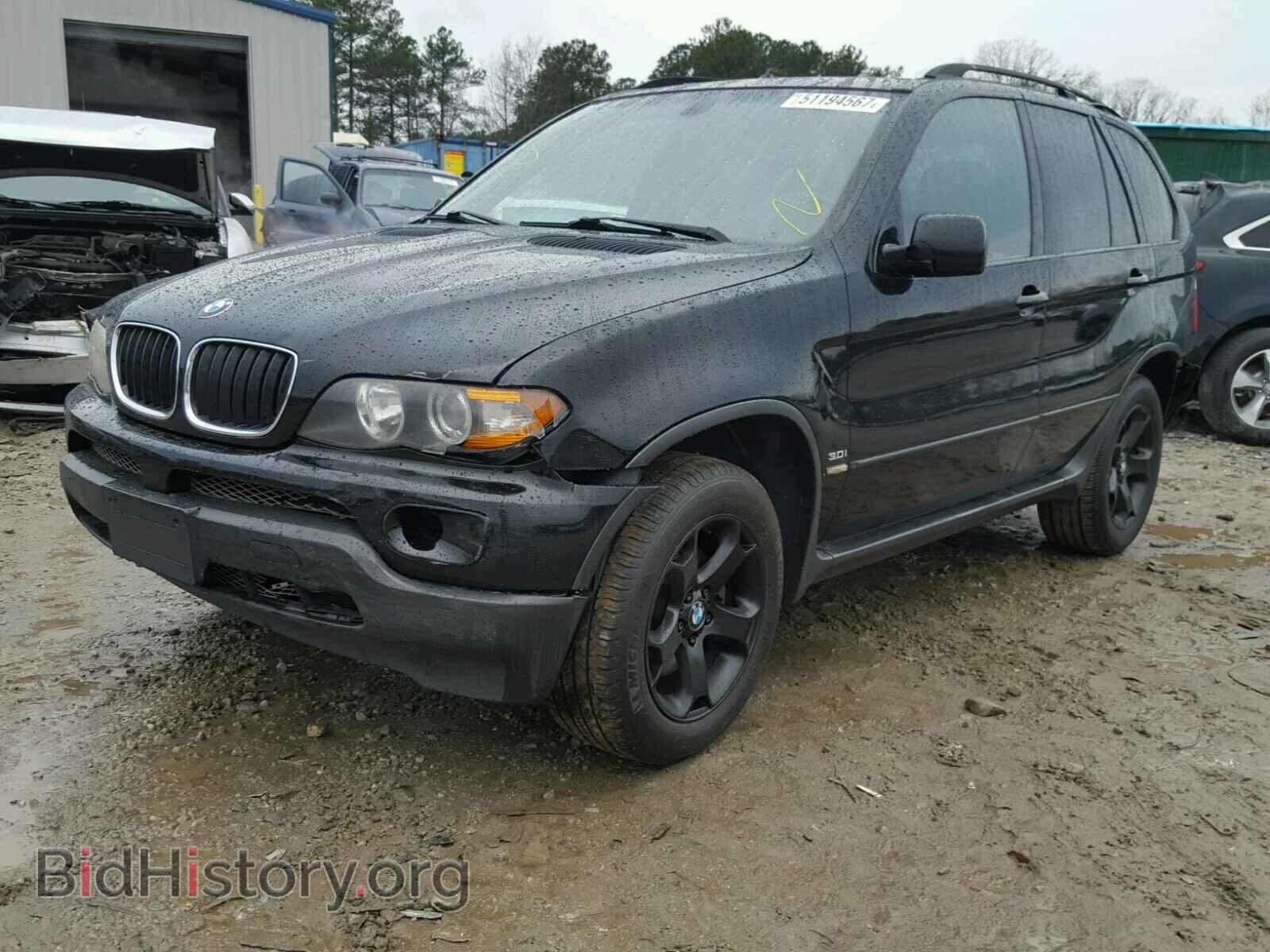 2005 BMW X5 - VIN: 5UXFA13575LY22707 - Фото 2