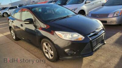 2014 Ford FOCUS SE, черный — VIN 1FADP3F25EL425281, Copart