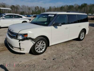 2013 Ford FLEX SE, white — VIN 2FMGK5B8XDBD24405, Copart