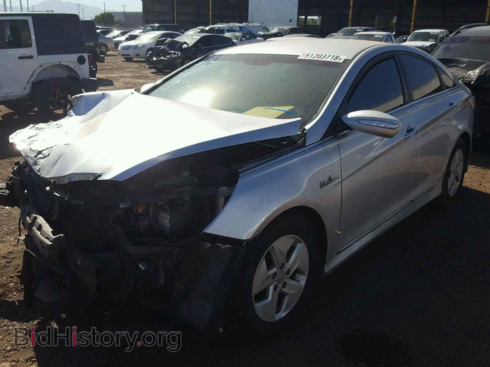 2012 HYUNDAI SONATA - VIN: KMHEC4A47CA035439 - Фото 2