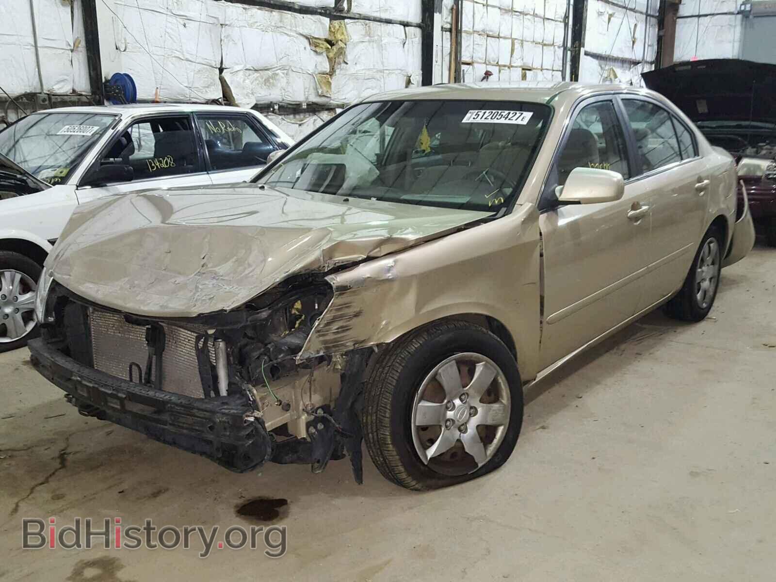 2008 KIA OPTIMA - VIN: KNAGE123X85199485 - Фото 2