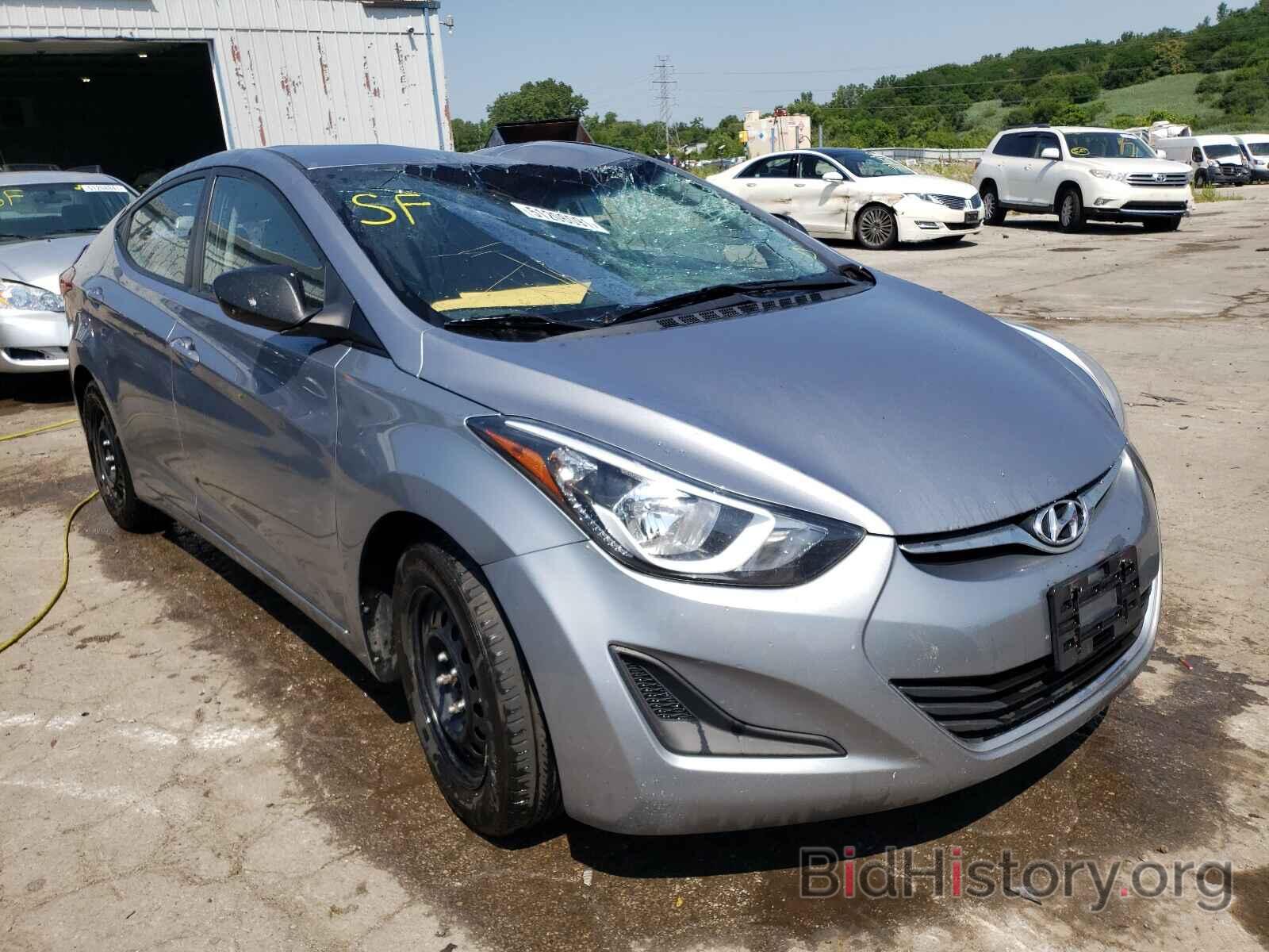 Photo 5NPDH4AEXGH793784 - HYUNDAI ELANTRA 2016