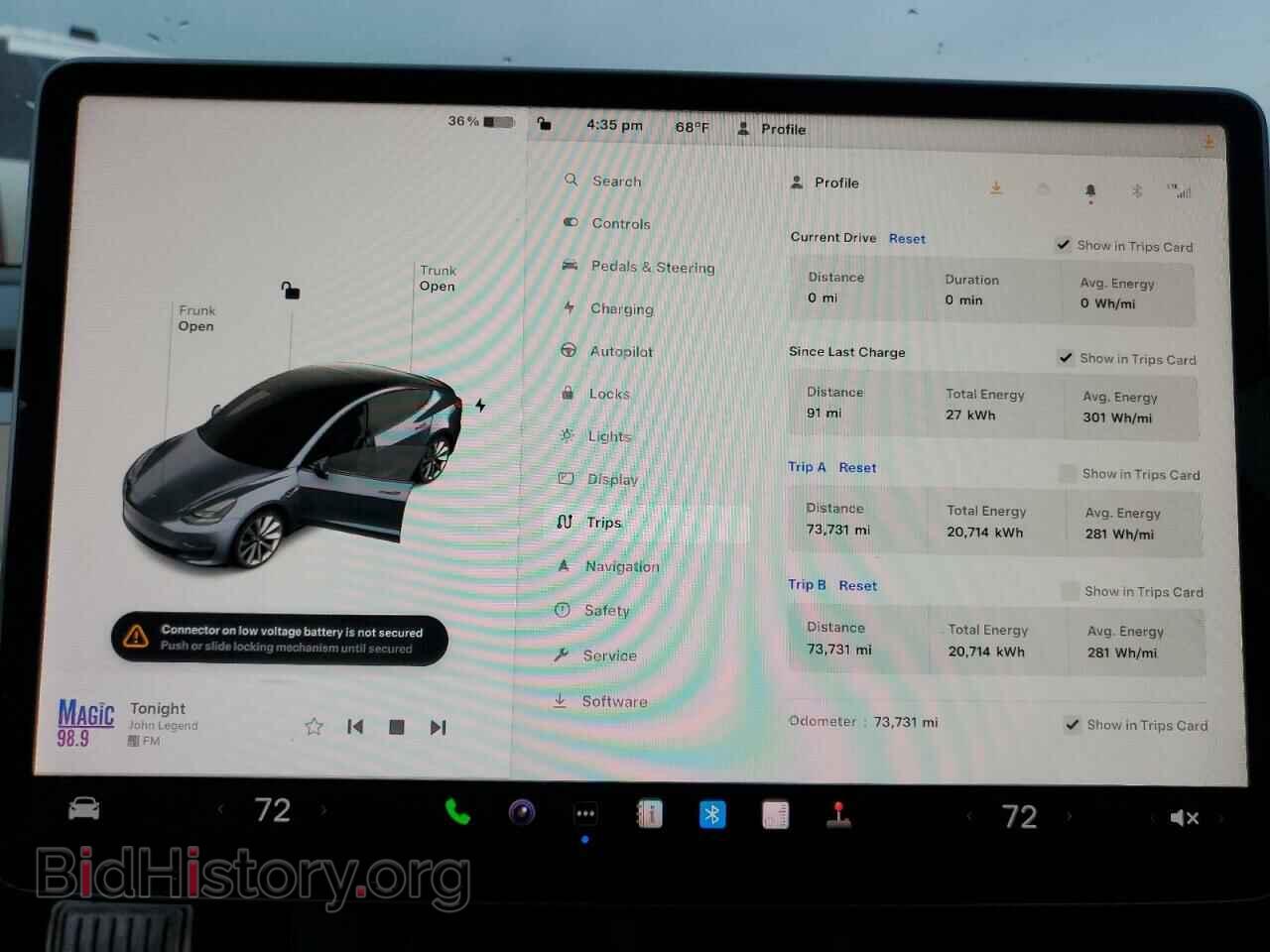 2022 TESLA MODEL 3 - VIN: 5YJ3E1EB7NF287635 - Фото 9