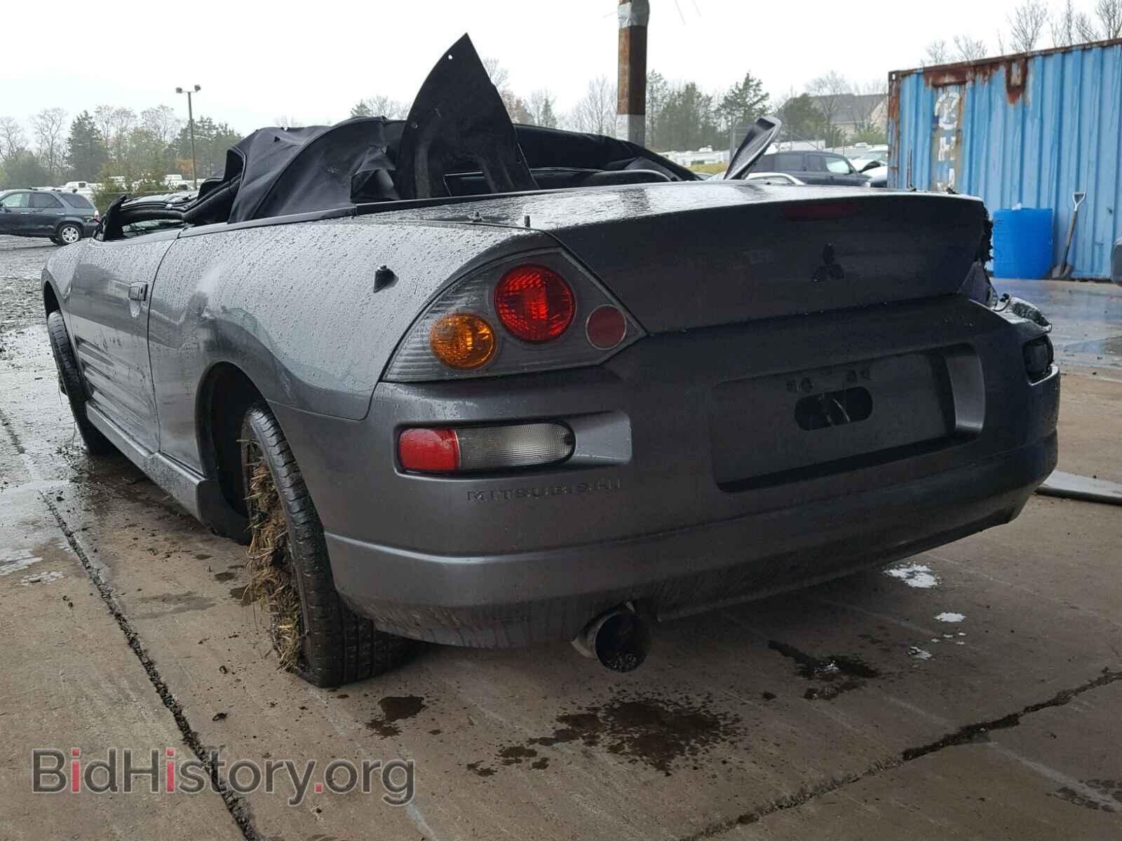 2003 MITSUBISHI ECLIPSE - VIN: 4A3AE75H13E096223 - Фото 3